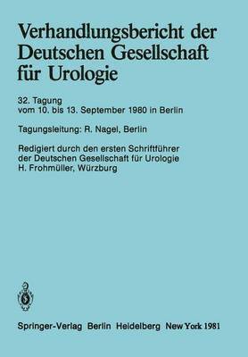 bokomslag Verhandlungsbericht der Deutschen Gesellschaft für Urologie