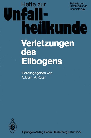 bokomslag Verletzungen des Ellbogens