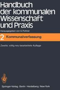 bokomslag Handbuch der kommunalen Wissenschaft und Praxis