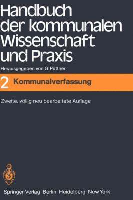 Günter Püttner - Handbuch der kommunalen Wissenschaft und Praxis, Inbunden