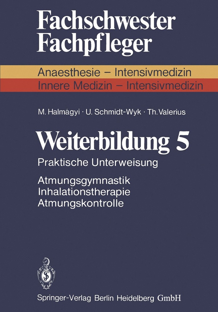 M. Halmagyi, U. Schmidt-Wyk, T. Valerius - Weiterbildung 5, Häftad