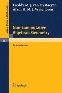 bokomslag Non-commutative Algebraic Geometry