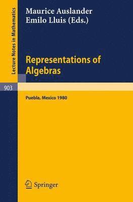 M. Auslander, E. Lluis - Representations of Algebras, Häftad