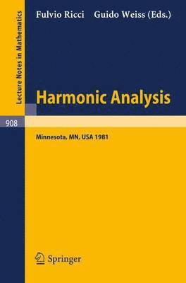 Harmonic Analysis 1