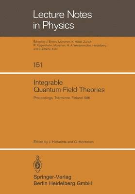 bokomslag Integrable Quantum Field Theories