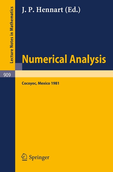 J.P. Hennart - Numerical Analysis, Häftad