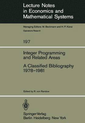 bokomslag Integer Programming and Related Areas