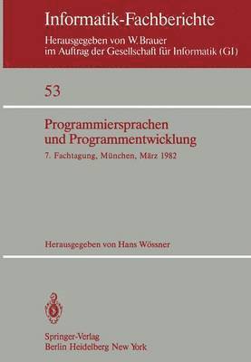 Programmiersprachen und Programmentwicklung 1