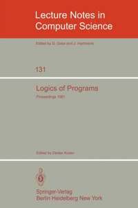 bokomslag Logics of Programs