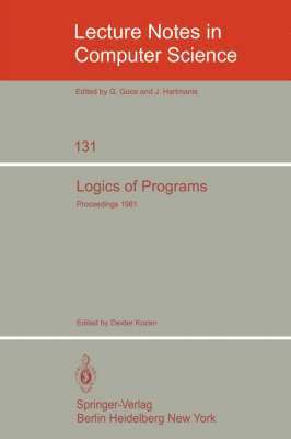 bokomslag Logics of Programs