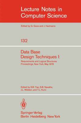 Data Base Design Techniques I 1