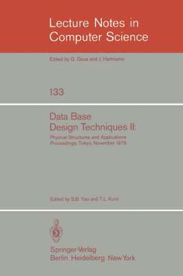 bokomslag Data Base Design Techniques II