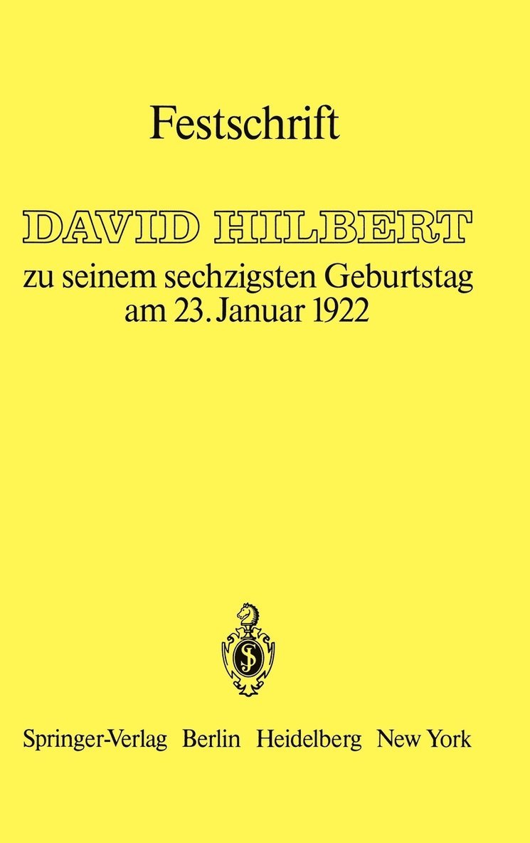 Festschrift 1