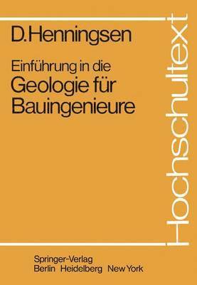 bokomslag Einfhrung in die Geologie fr Bauingenieure