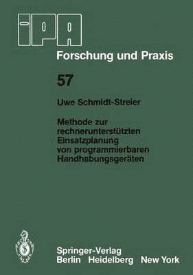 bokomslag Methode zur rechneruntersttzten Einsatzplanung von programmierbaren Handhabungsgerten