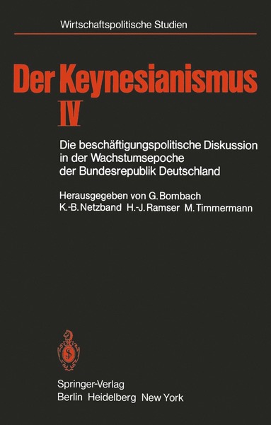 bokomslag Der Keynesianismus IV