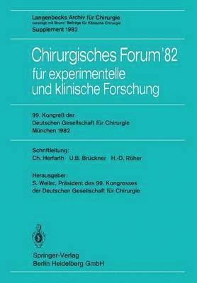 Chirurgisches Forum82 fr experimentelle und klinische Forschung 1