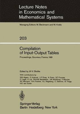 Compilation of Input-Output Tables 1