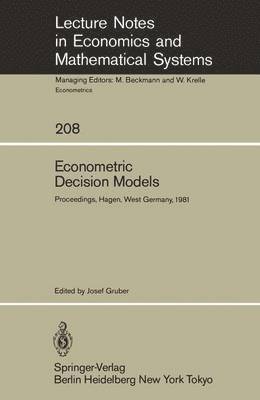 bokomslag Econometric Decision Models