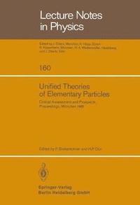 bokomslag Unified Theories of Elementary Particles