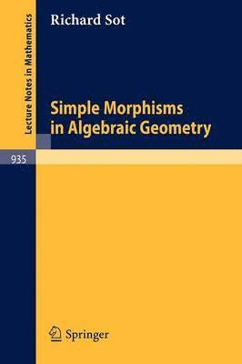 R. Sot - Simple Morphisms in Algebraic Geometry, Häftad