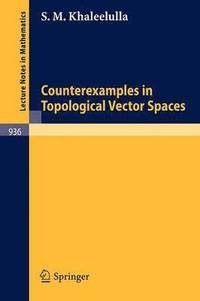 bokomslag Counterexamples in Topological Vector Spaces