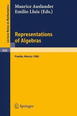 bokomslag Representations of Algebras