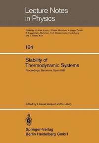 bokomslag Stability of Thermodynamic Systems