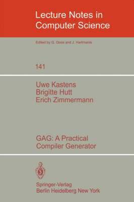 bokomslag GAG: A Practical Compiler Generator