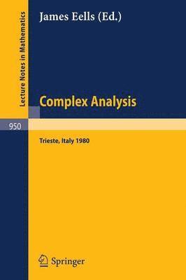 Complex Analysis 1