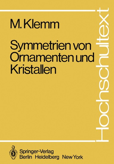 bokomslag Symmetrien von Ornamenten und Kristallen