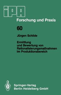 bokomslag Ermittlung und Bewertung von Rationalisierungsmaßnahmen im Produktionsbereich
