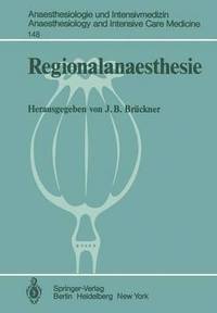 bokomslag Regionalanaesthesie