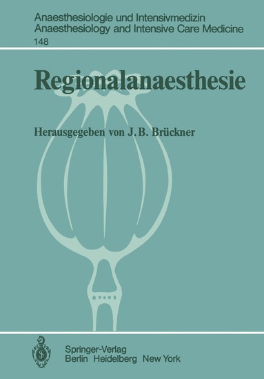 bokomslag Regionalanaesthesie