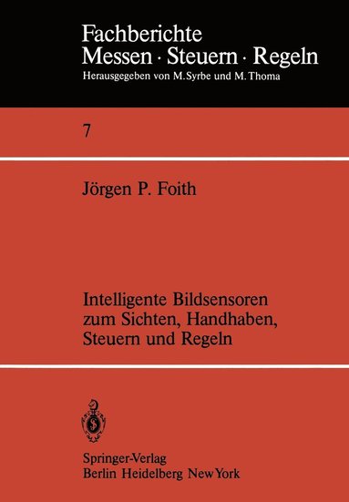 bokomslag Intelligente Bildsensoren zum Sichten, Handhaben, Steuern und Regeln