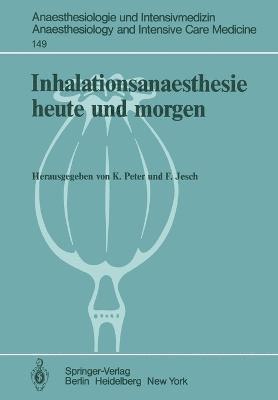 bokomslag Inhalationsanaesthesie heute und morgen