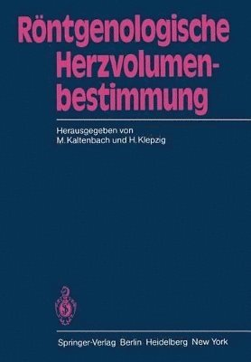 bokomslag Rntgenologische Herzvolumenbestimmung