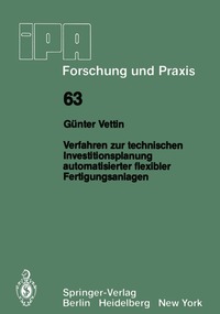 bokomslag Verfahren zur technischen Investitionsplanung automatisierter flexibler Fertigungsanlagen