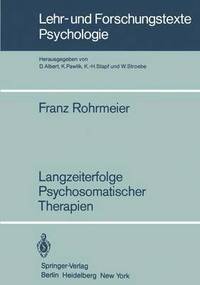 bokomslag Langzeiterfolge Psychosomatischer Therapien