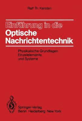 bokomslag Einfhrung in die Optische Nachrichtentechnik