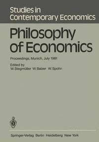 bokomslag Philosophy of Economics