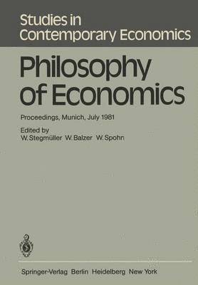 Philosophy of Economics 1