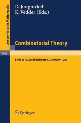 bokomslag Combinatorial Theory