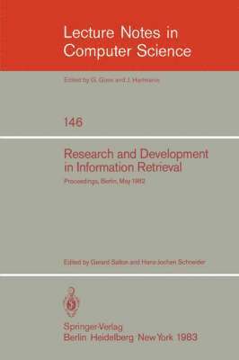 bokomslag Research and Development in Information Retrieval