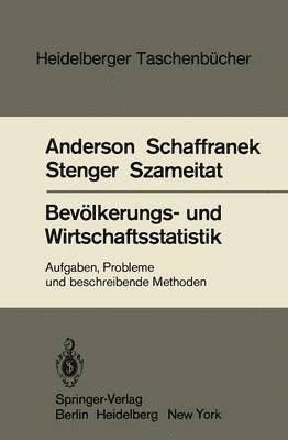 bokomslag Bevlkerungs- und Wirtschaftsstatistik