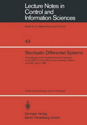 bokomslag Stochastic Differential Systems