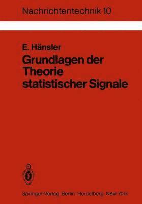 Grundlagen der Theorie statistischer Signale 1