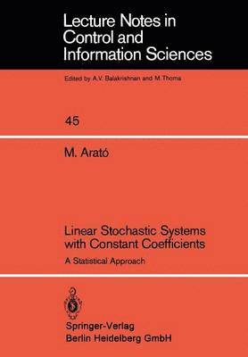 bokomslag Linear Stochastic Systems with Constant Coefficients