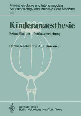 bokomslag Kinderanaesthesie