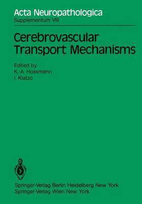 Cerebrovascular Transport Mechanisms 1